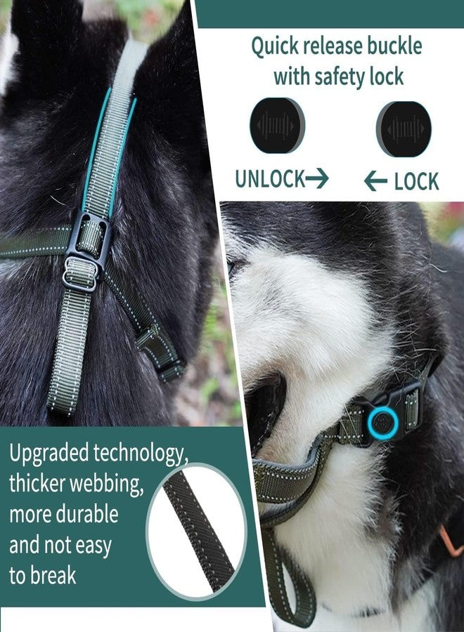 Sage Square Dog Muzzle,Soft Basket Silicone Muzzles for Dog, Best to Prevent Biting, Chewing and Barking, Allows Drinking and Panting (Extra Large) - Image 3